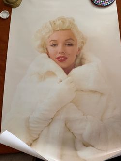 Marilyn Monroe Large Color Portrait Poster