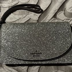 NWT Kate Spade Glitter Clutch 