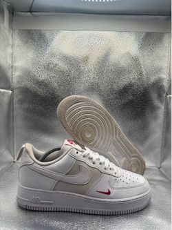 Nike Air Force 1 low SE white red mini Swoosh