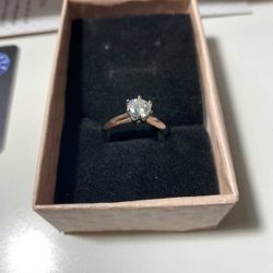 Mossianite Diamond Ring - GRA Certified 