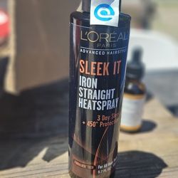 New, L'Oreal, Advanced Hairstyle, Sleek It Iron Straight Heatspray, 5.7 fl

