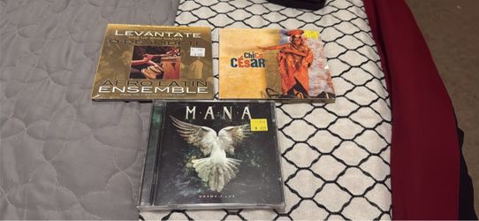 Lot of 3 Latin Music CDs: Mana , Chico Cesar, and Afro Latin Ensemble