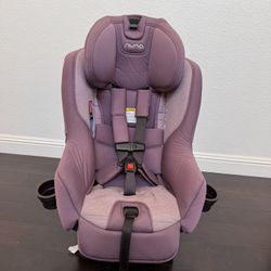 Nuna RAVA Fire Retardant-Free Convertible Car Seat in beautiful Wisteria (purple) color
