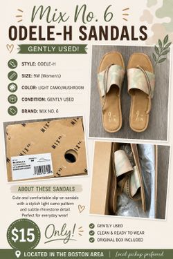 Mix No. 6 Odele-H Sandals – Women’s Size