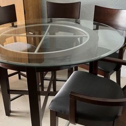 High Top Table With 4 Chairs