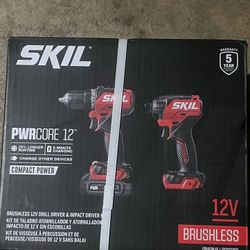 Skil 12v Brushless 2-tool Combo Kit Included Battery And Charger