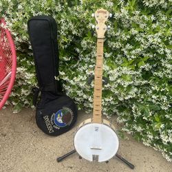 Deering Goodtime 5-String Open Back Banjo w/case~USA Made