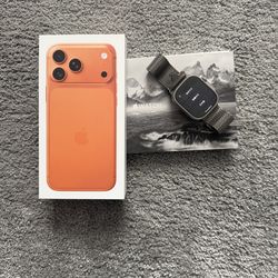 iPhone 17 pro max 256gigs & Apple Watch Ultra 3
