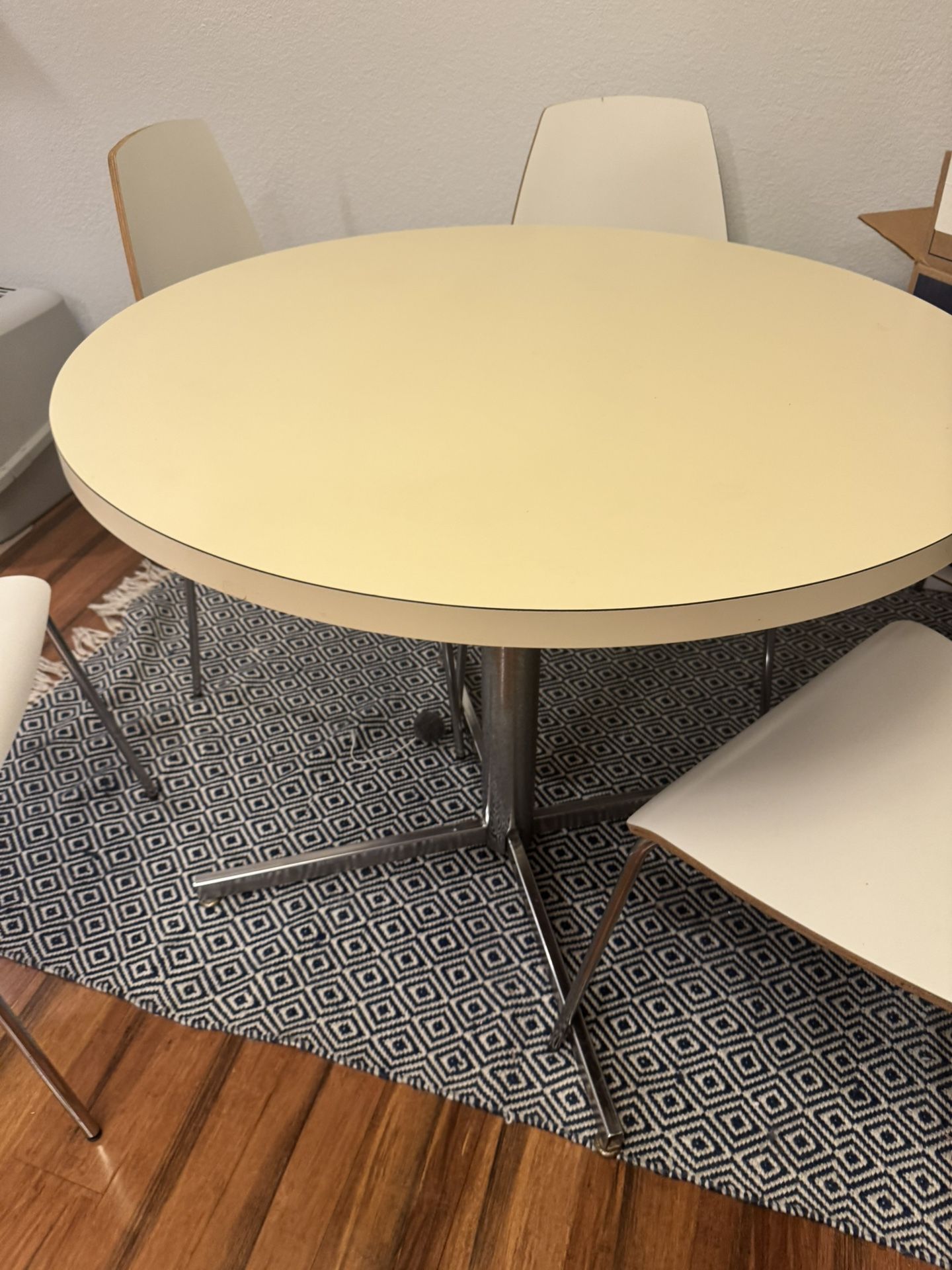 Vintage White Dining Table