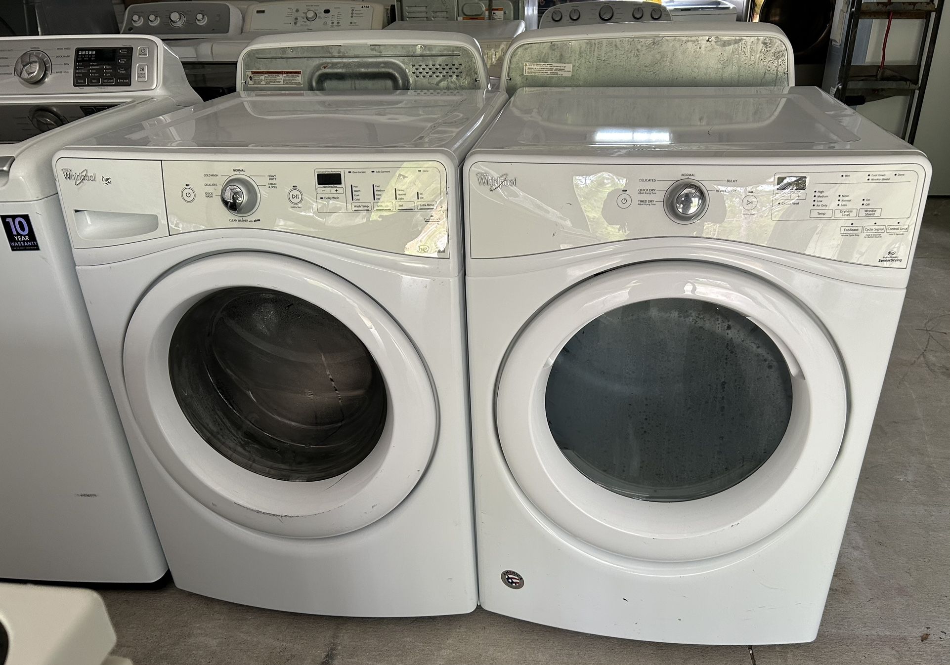 Whirlpool Front Load Washer - Electric Dryer