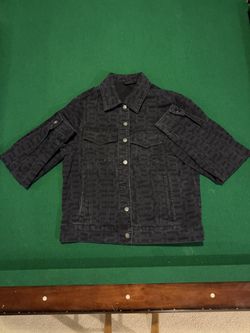 Black Denim Jean Jacket