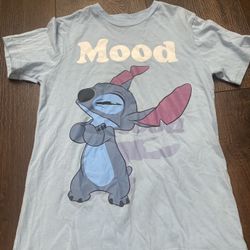 Girls Disney Stitch Shirt Size 10/12 #19
