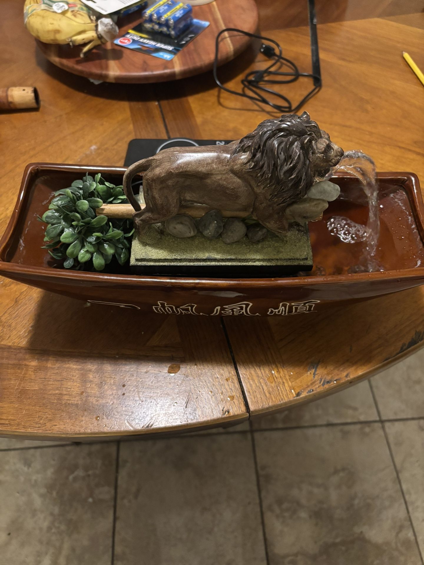 Smooth Sailing Leo Water Feature