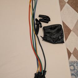 home gym resistance bands 10-50LBs 