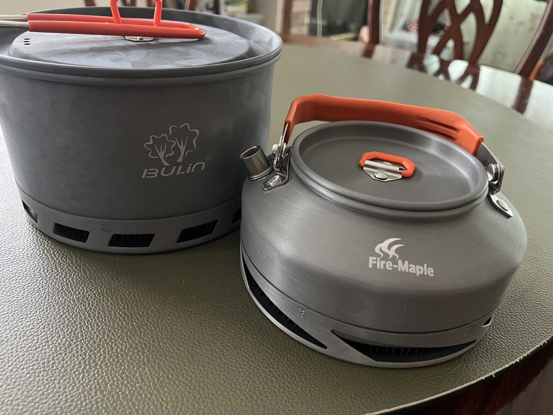 Camping Cooking Pot And Water Kettle