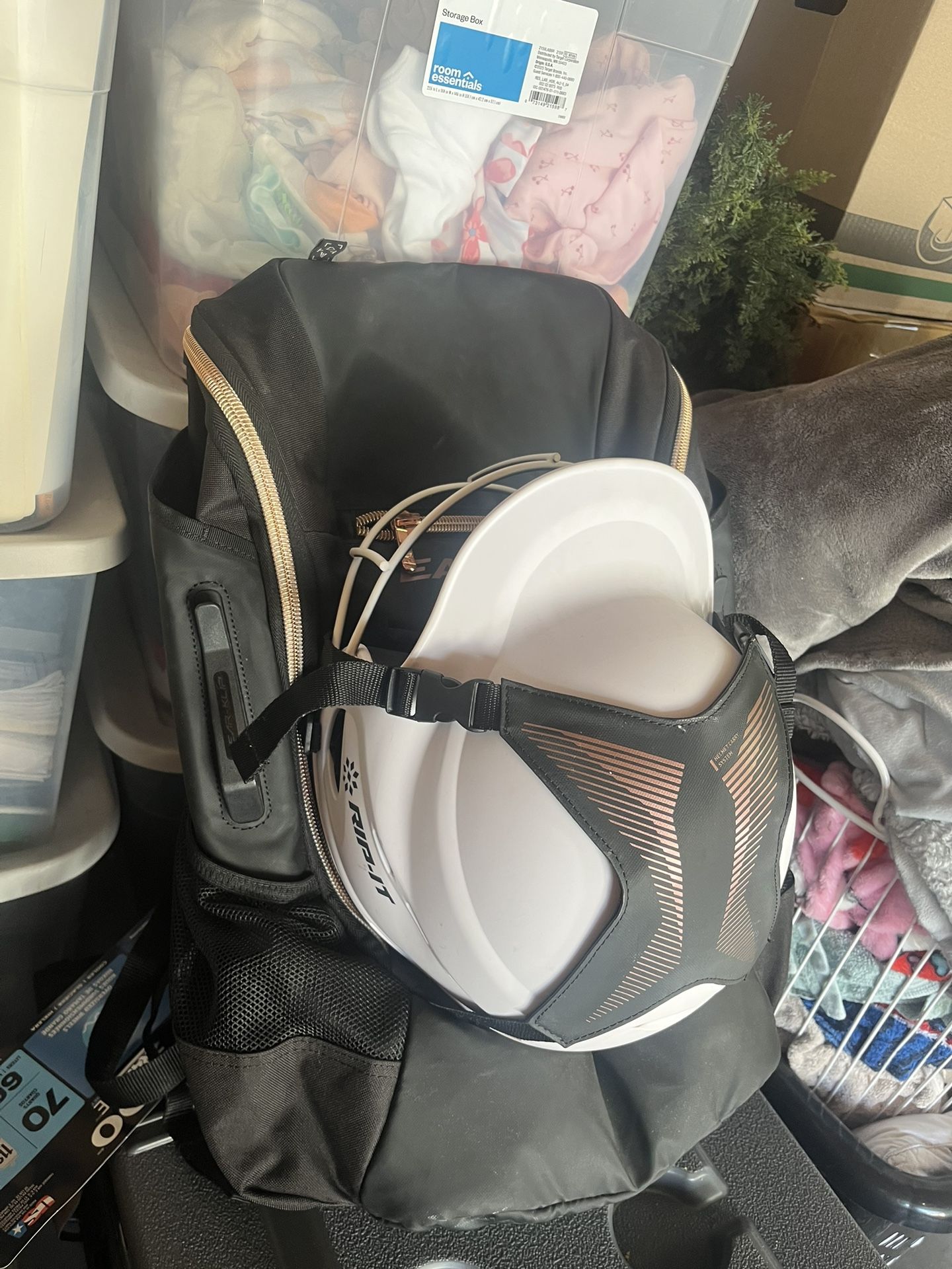 Softball Bag Helmet And Gloves