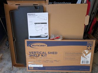 Suncast Vertical Shed Shelves (2)