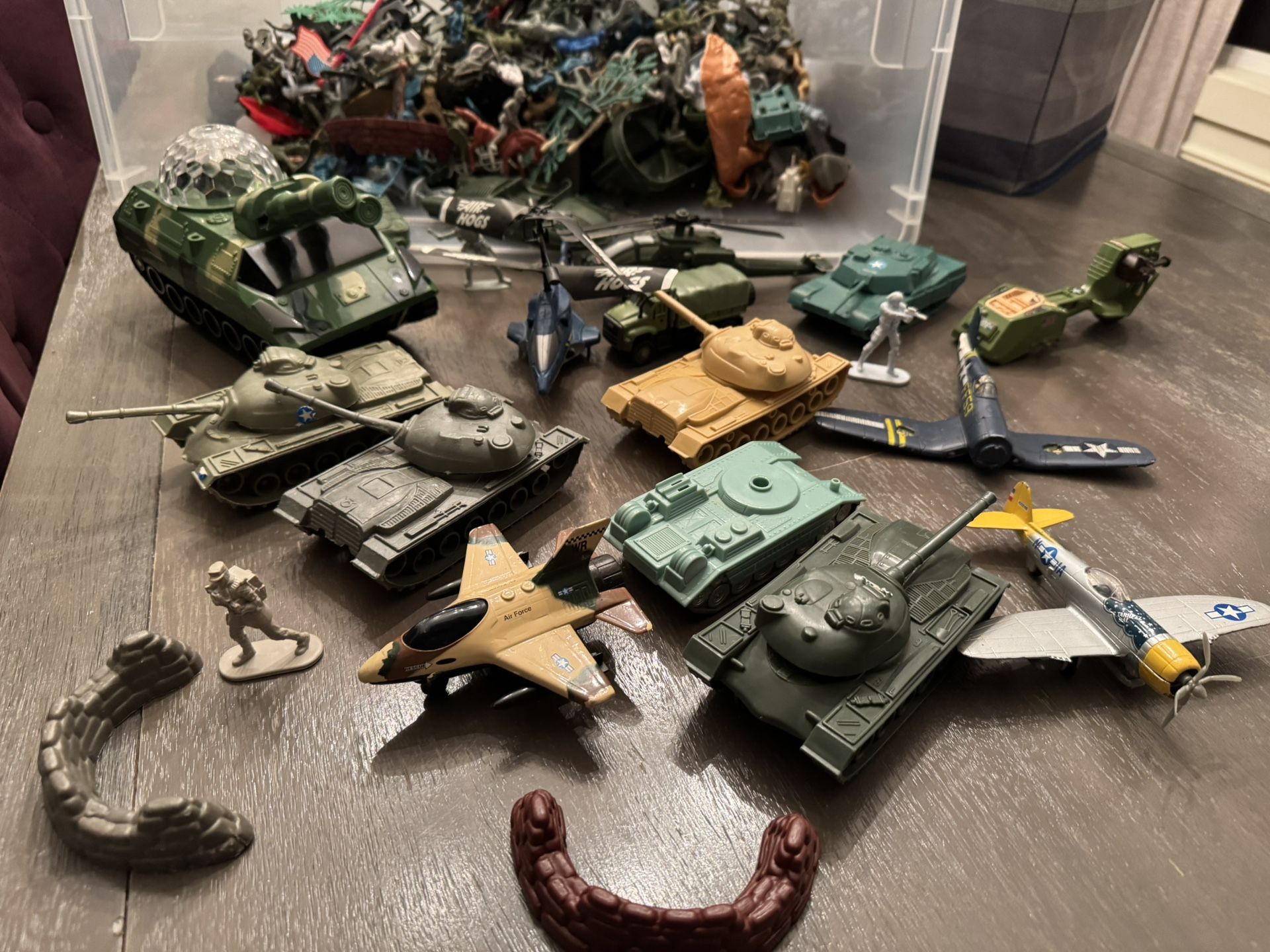 Bag of Army Toys