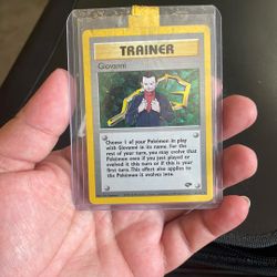 The Pokémon Company Giovanni Gym Challenge 18/132 Holo Rare EN Unlimited Trainer AS IS