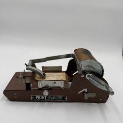 vintage Print-O-Matic Model A-2 mimeograph machine- stencil duplicator