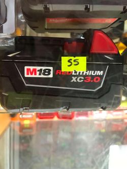 Milwaukee 3ah Battery 18M  nuevo