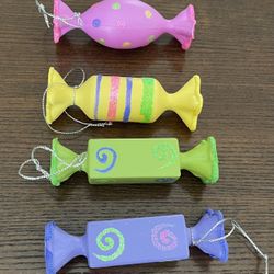 Old, Antique CANDY ornaments , 4” long