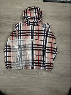 Burberry design jacket zip up size M