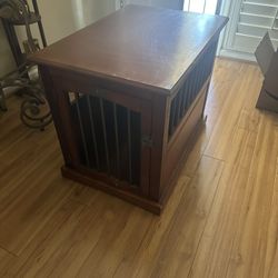 Wood Dog Crate