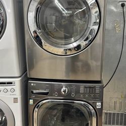 Lg washer and gas dryer stackable