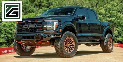 🖤💎 20” Ferrada FTR12 Rims for Raptor R 🚘 20x10 ET-18 | Black & Bronze Style Wheels 🟤