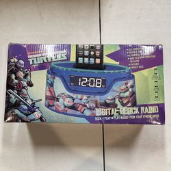 TMNT Digital Clock Radio