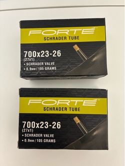 TWO Pack FORTE Schrader Tube