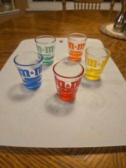 M&M World Shot Glasses