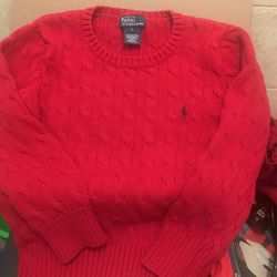Little Boys Size 7 Cable Knot Ralph Lauren Polo Sweater