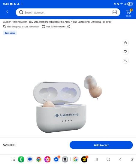 Audien ATOM Pro 2        *Over The Counter* hearing aids