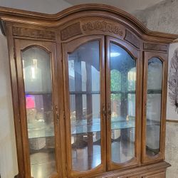 Wooden China Cabinet 
