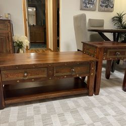 3pc Coffee Table With Side Tables 