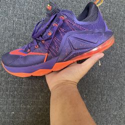Nike LeBron 12 Low  “Court Purple” Men’s Size 12