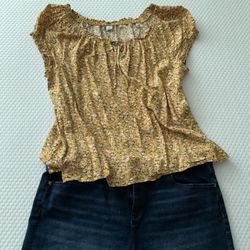 Top And Shorts Outfit