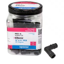 Uponor ProPEX 1/2 in. PEX-A Expansion Barb Engineered Polymer 90° Elbow (25-Pack)