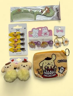 $12 bundle Kuromi, My Melody, Hello Kitty, Pom