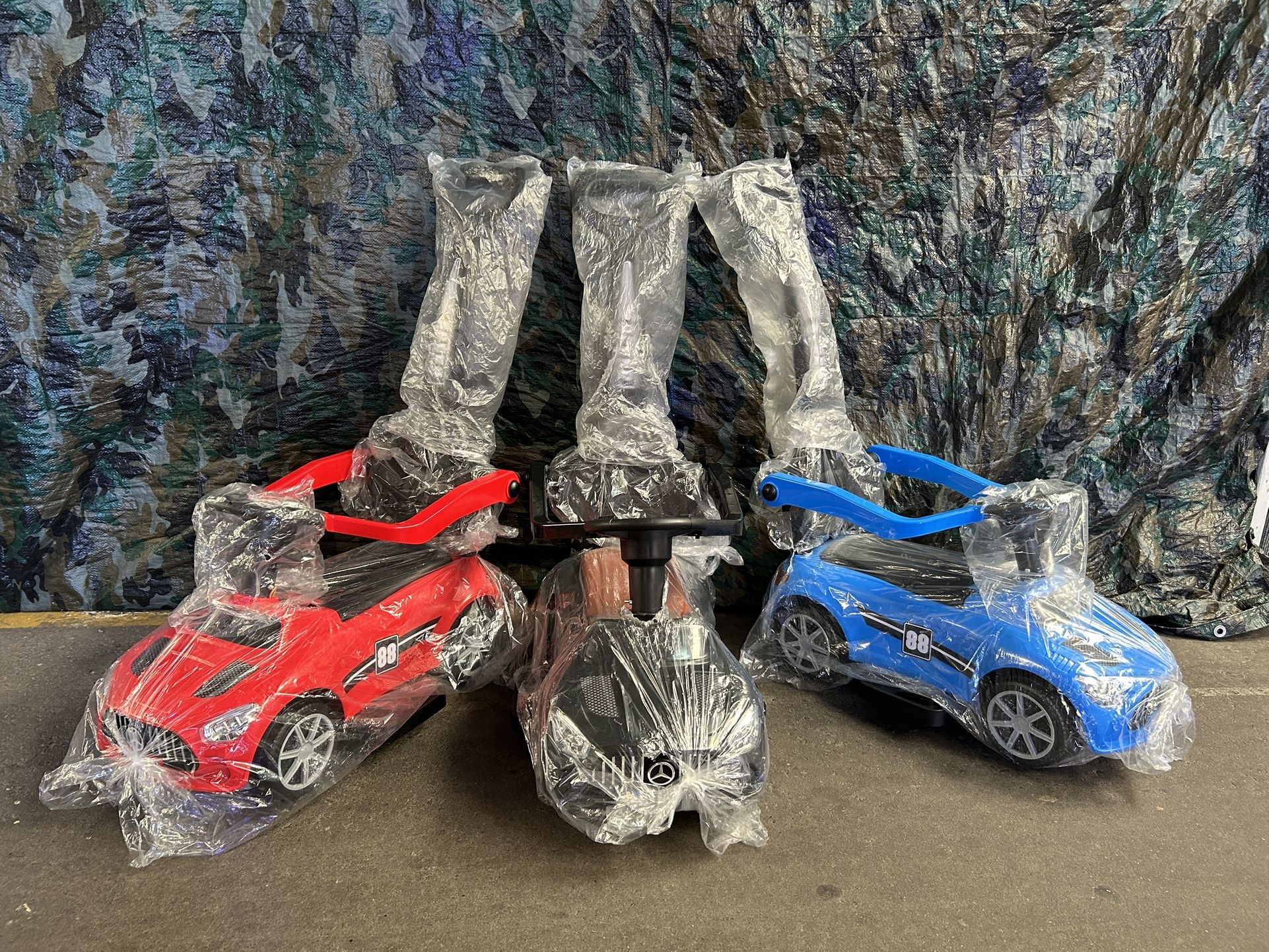 New Push Handle Ride On Bmw And Mercedes-Benz Toy Cars