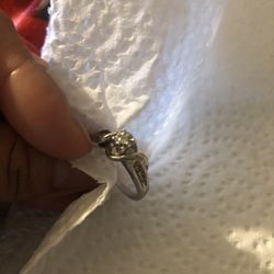 925 Silver Diamond Ring