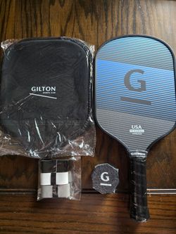 Gilton Carbon Fiber GT-Arena Ocean Blue Pickleball Paddle New