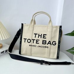 MARC JACOBS Tote MJ Einkaufstasche Handtasche Beige