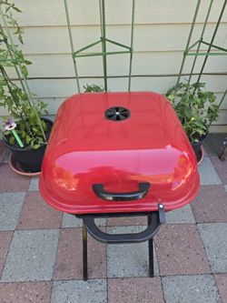 American Walk-A-Bout Charcoal Grill -Red