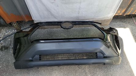 2019-2024 Toyota Rav4 Front Bumper Black Color Original