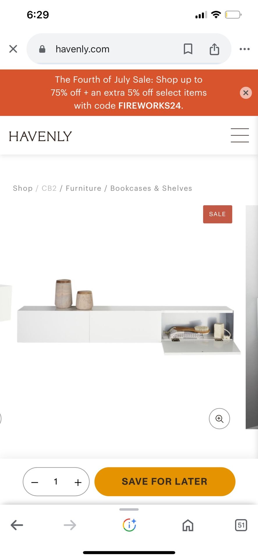 Bookcase/ Shelves