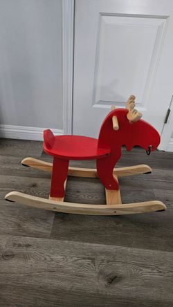 Ikea Moose - rocking moose wood