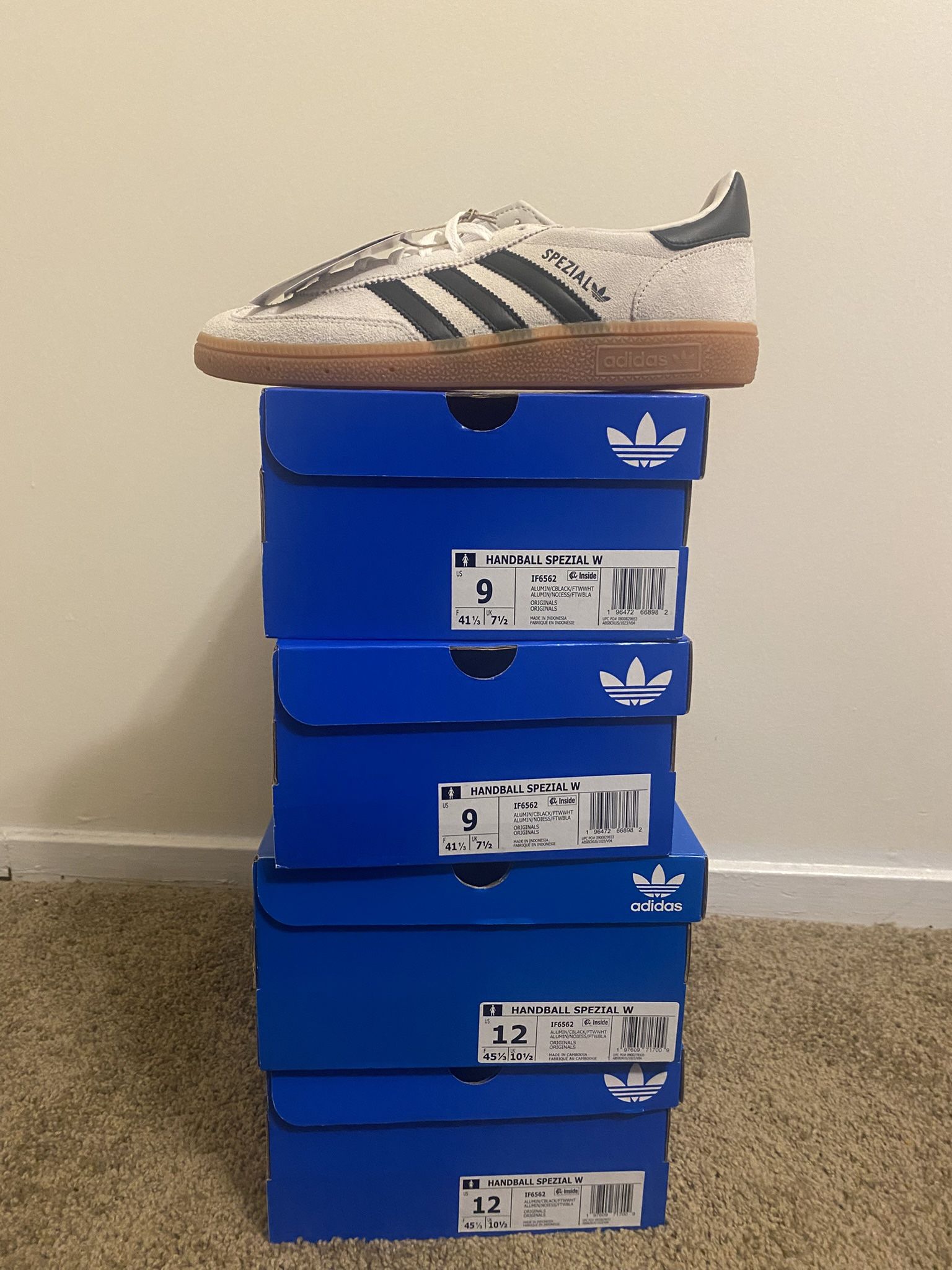 Womens Adidas Spezil Sz 9 & 12 NWT 